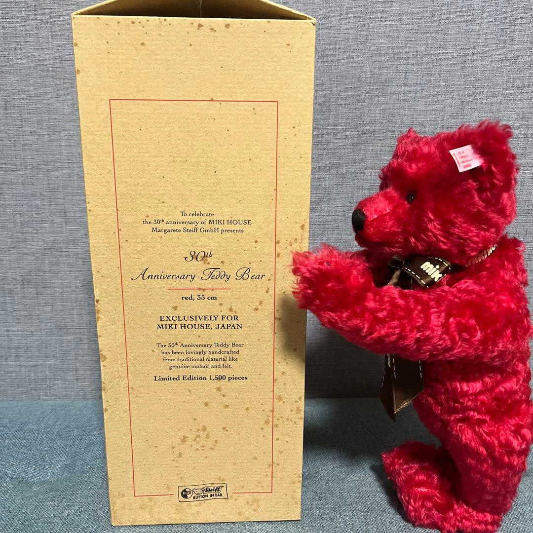 steiff×MiKiHOUSE シュタイフ×ミキハウス アニバーサリーベア