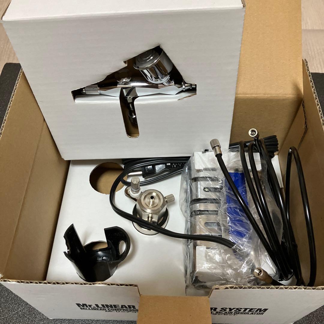 ほぼ未使用 ミスターホビー プチコン エアブラシ 欠品あり