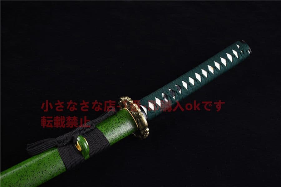 青玉の侍 武具　刀装具　日本刀　模造刀   居合刀