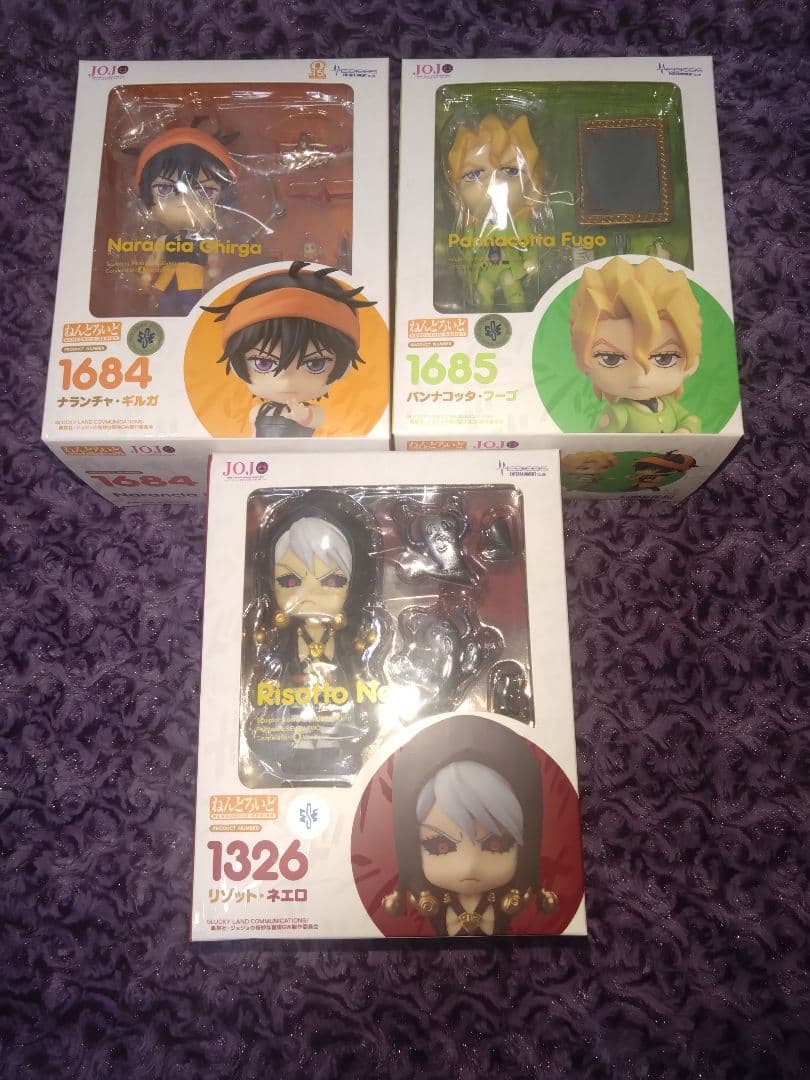 ジョジョ　ねんどろいど　セット　まとめ売り　黄金の風　フィギュア