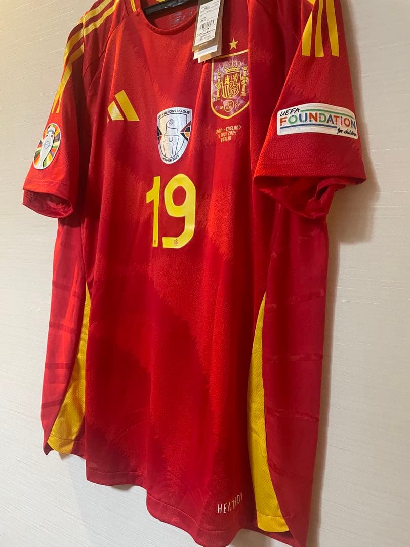 ユーロ決勝 オーセンティックユニフォーム ヤマル 2024 スペイン代表 24