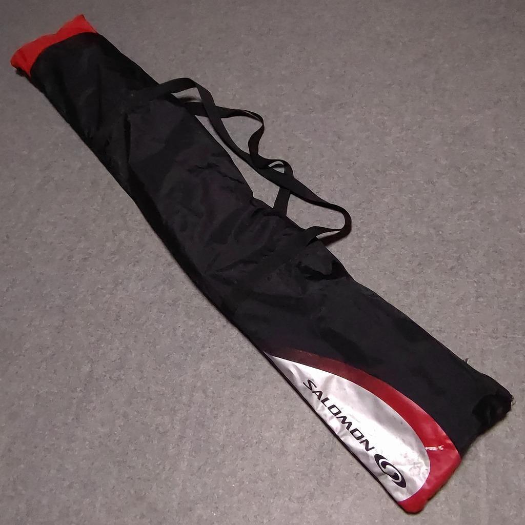 スキー SALOMON ストック 125cm ケース セット 【0002】