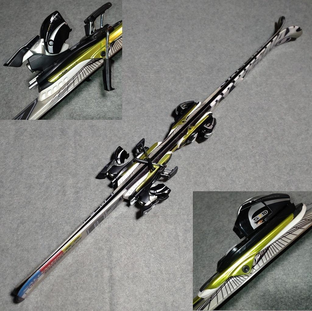 スキー SALOMON ストック 125cm ケース セット 【0002】