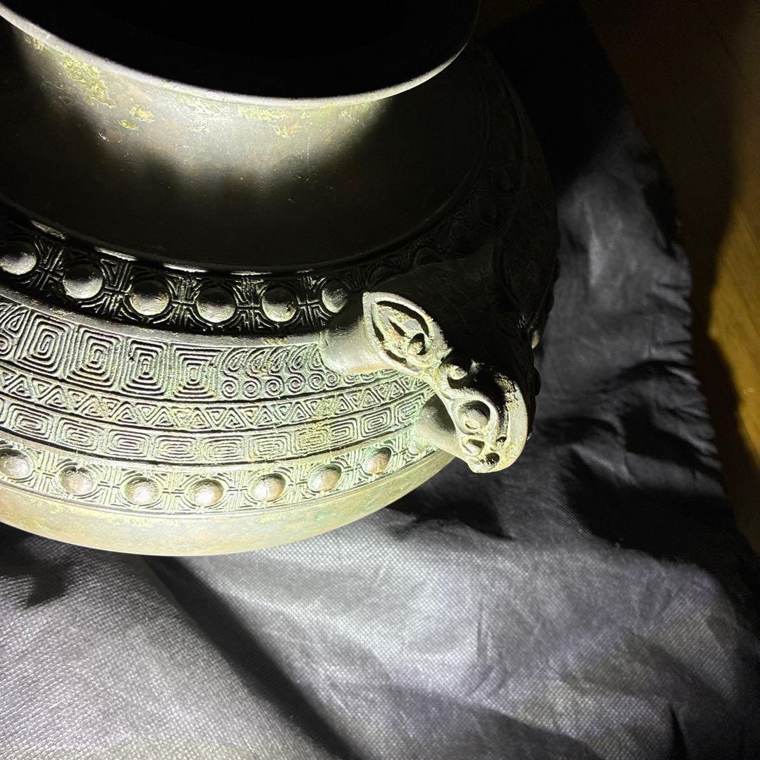 朝鮮美術、茶道具、古美術、時代物、青銅製、レトロ　ヴィンテージ、中国美術銅器美術