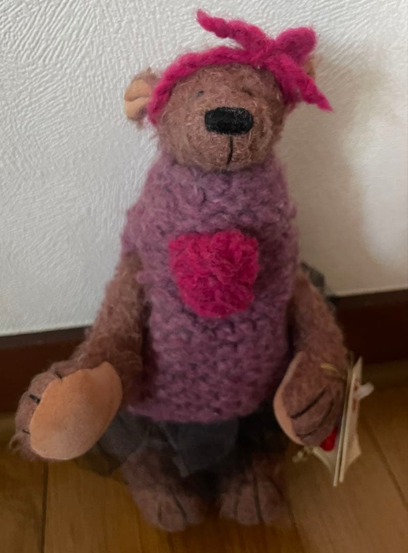 3.5万円程で購入✨　ハーマンテディベア　 ポーリン　ぬいぐるみ ドレス風