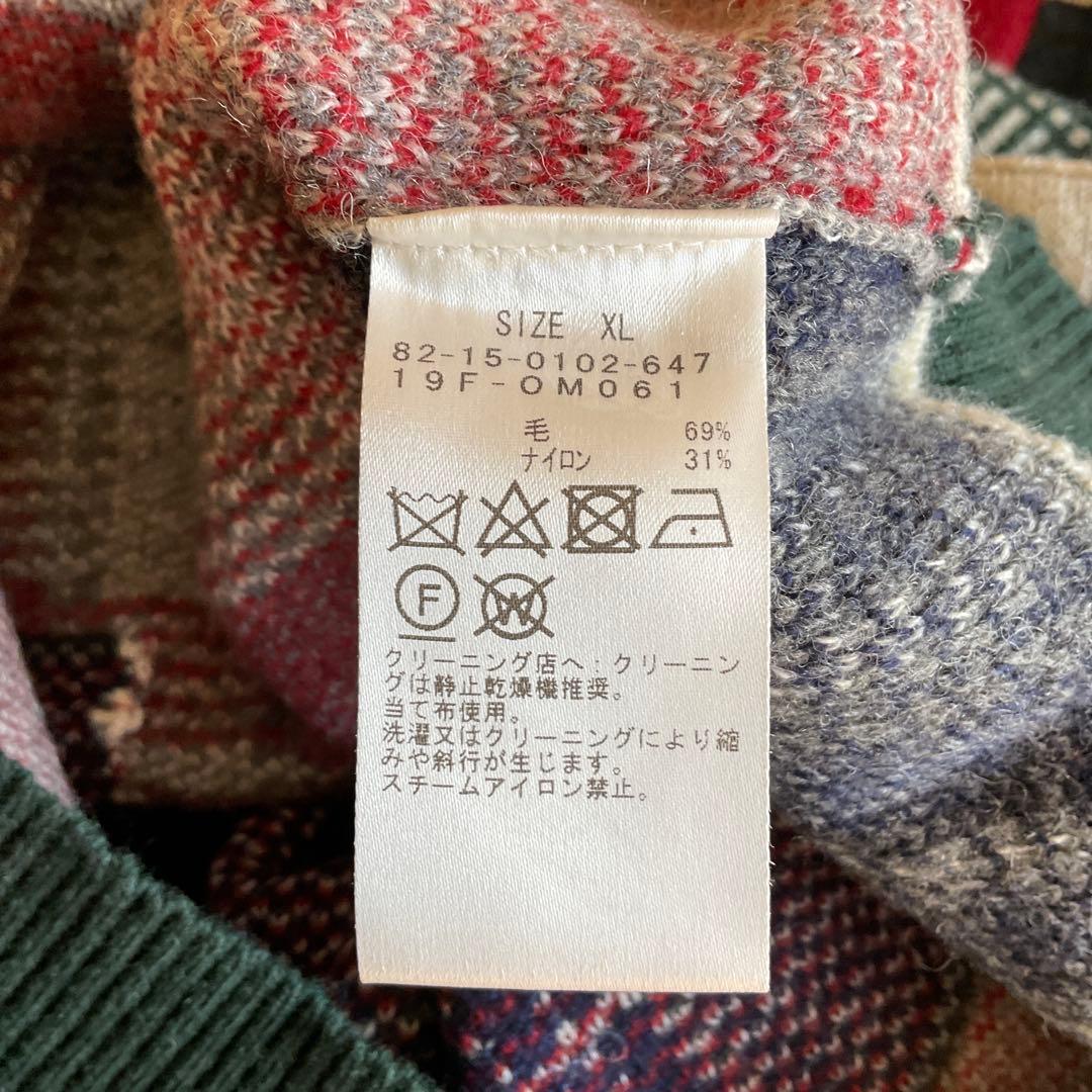 ビームスゴルフ セーター　ウールメンズ XL ゴルフウェア BEAMS GOLF