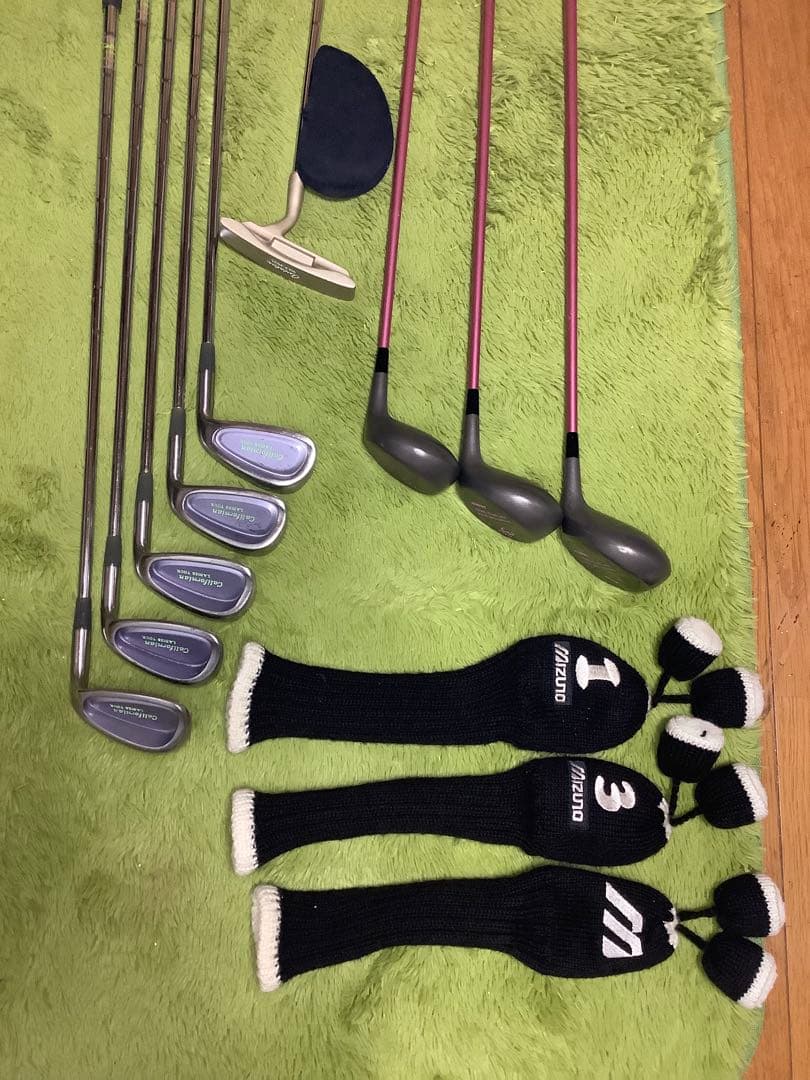 レディース　ゴルフクラブハーフセット　9本セット　キャディバッグ付