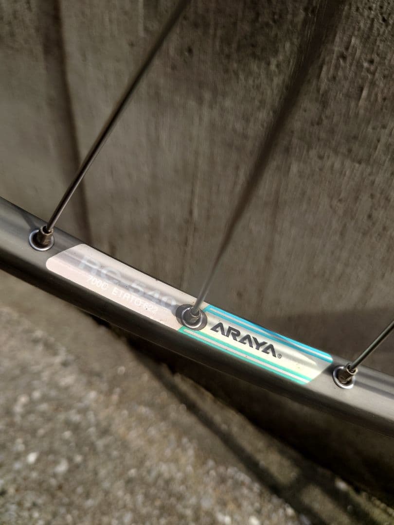 貴重　ARAYA✕DURA-ACE クリンチャー　ピストホイール