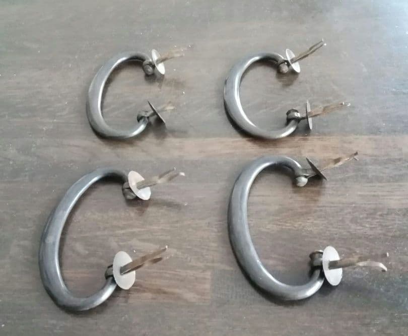 和箪笥桐だんすの取っ手　飾り金具　金属工芸　和骨董　アンティーク