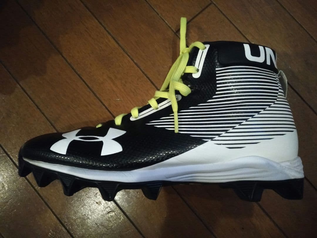 アンダーアーマー　アメリカンフットボール　アメフト　スパイク　25cm