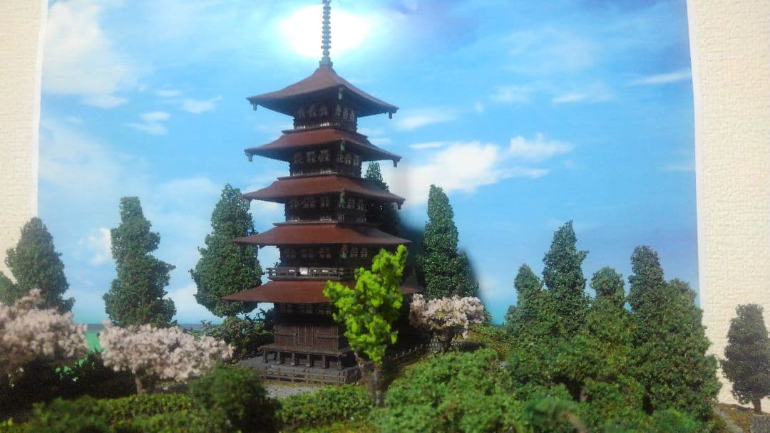 改装SP記念‼️✨お寺✨桜咲く✨瑠璃光寺✨五重の塔✨SPハイグレード仕上げ