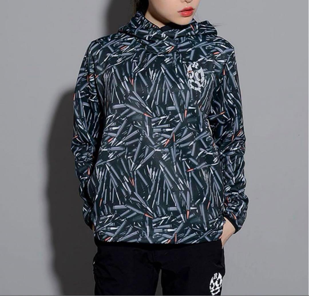 新品 ラッセルノ ゴルフ パターン ライト フーディー バレット M 4