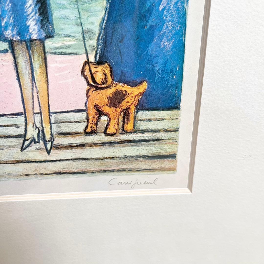 【希少作】カシニョール　EA版 「ドーヴィルの優雅な女性」直筆サイン