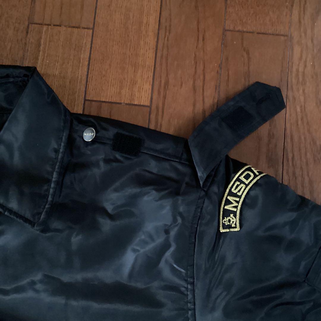 本日限定値下げ　激レアMSDFロゴ付きブラックジャケット肩章なし　Lサイズ