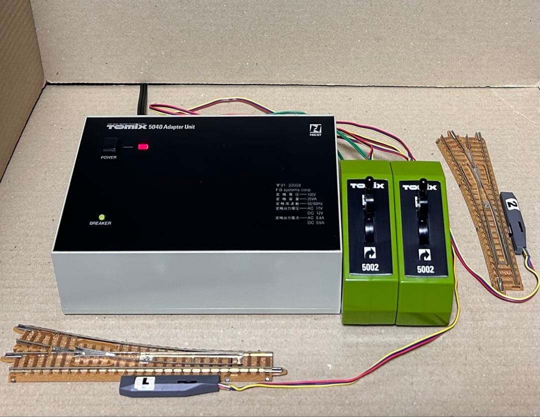 TOMIX 5040 アダプターユニット　ポイントコントロールボックス　※②