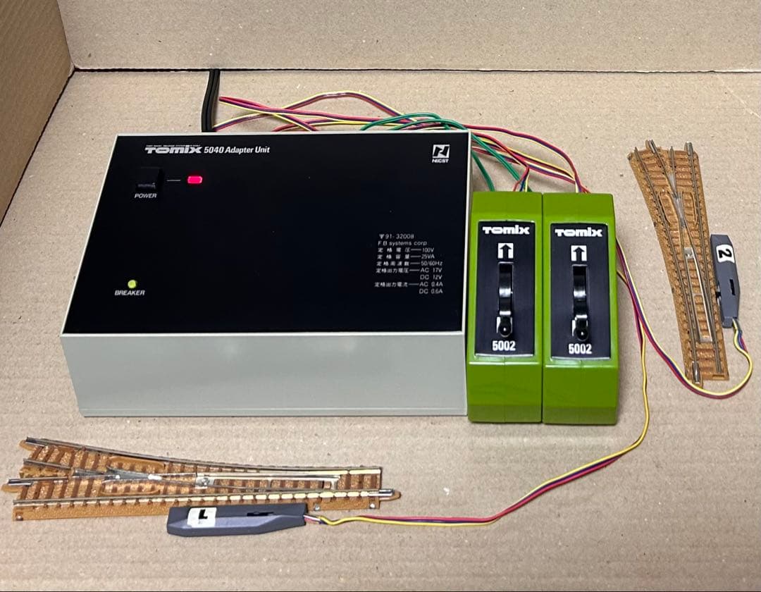 TOMIX 5040 アダプターユニット　ポイントコントロールボックス　※②