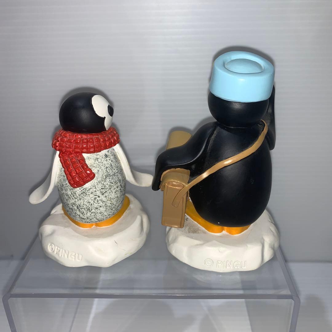 ピングー　PNIGU 陶器 フィギュア　郵便配達　レトロ　まとめ売り