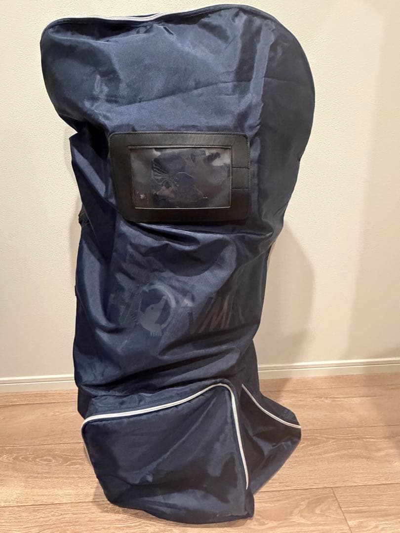 【美品／即購入OK】 ONOFF キャディバッグ＋本間トラベルカバー（紺色）付き