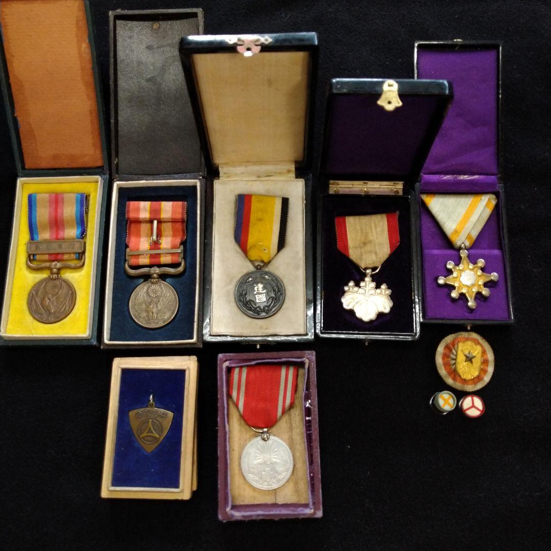歴史的軍事メダルコレクション　日本軍　勲章　7点セット
