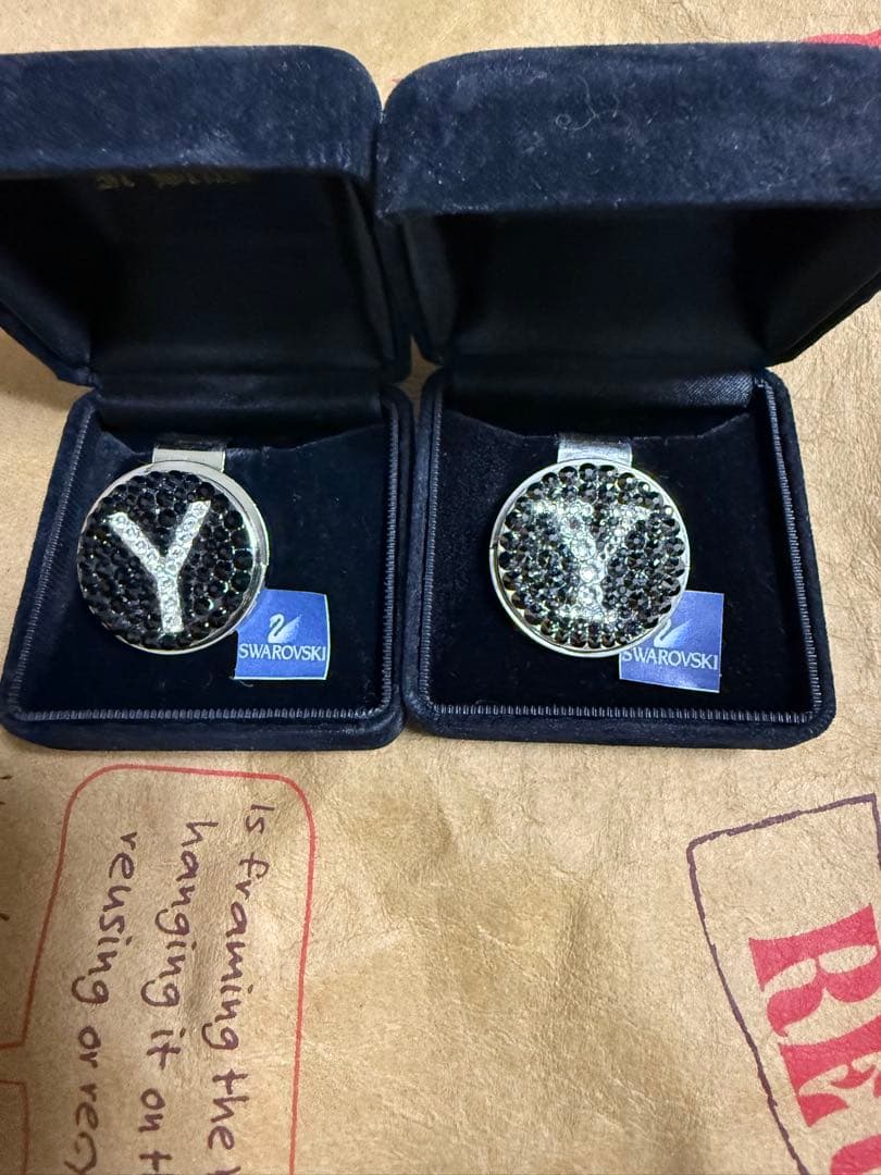 ブラッククリスタル Y字マーカー 2個セット