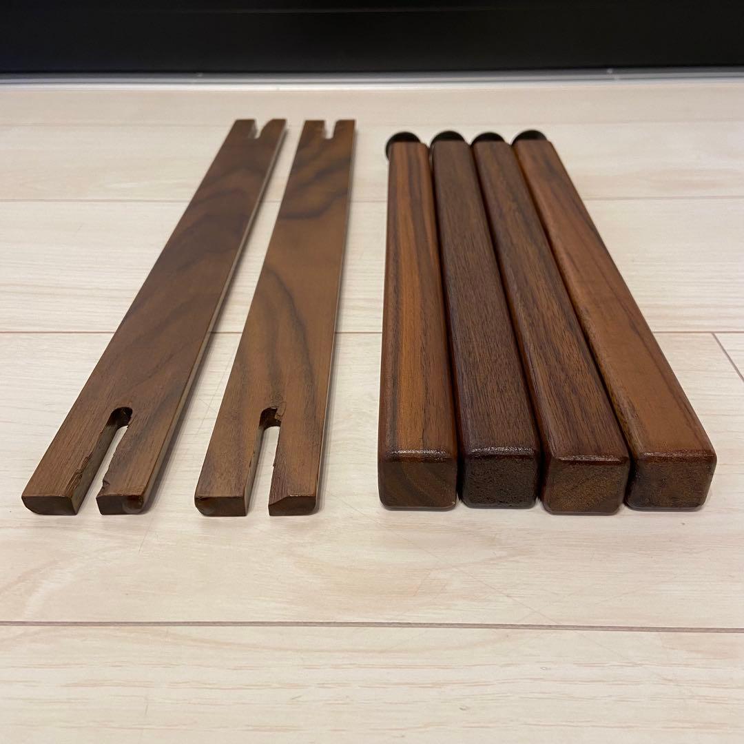 【未使用】カーミットテーブル ワイド ウォールナット ／ カーミットチェア