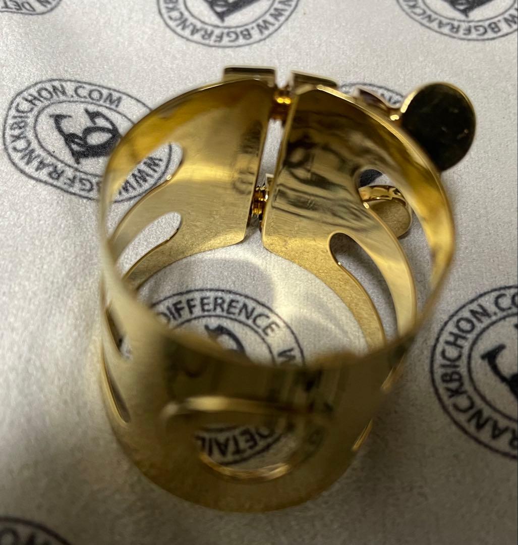 ウッドストーン　WOOD STONE テナーサックス リガチャー　金メッキ　美品