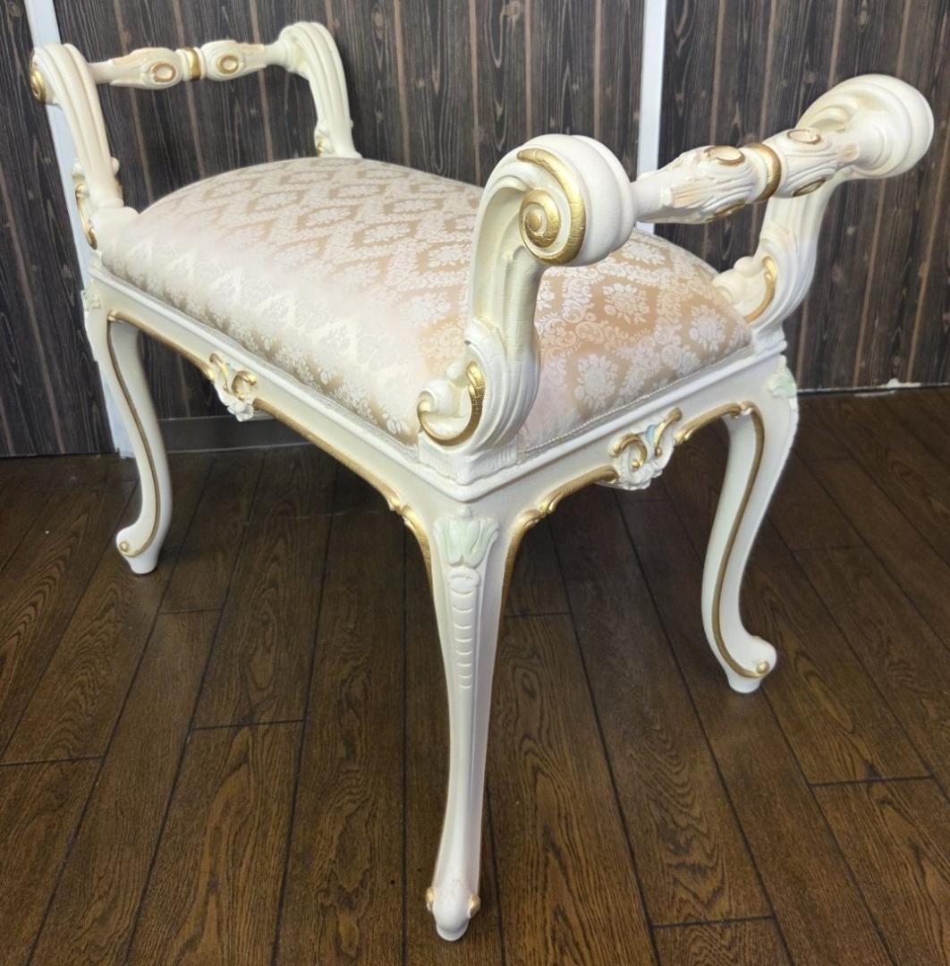 〈たのめる便・現状渡し〉SILIK シリックアンティーク スツール イタリア製