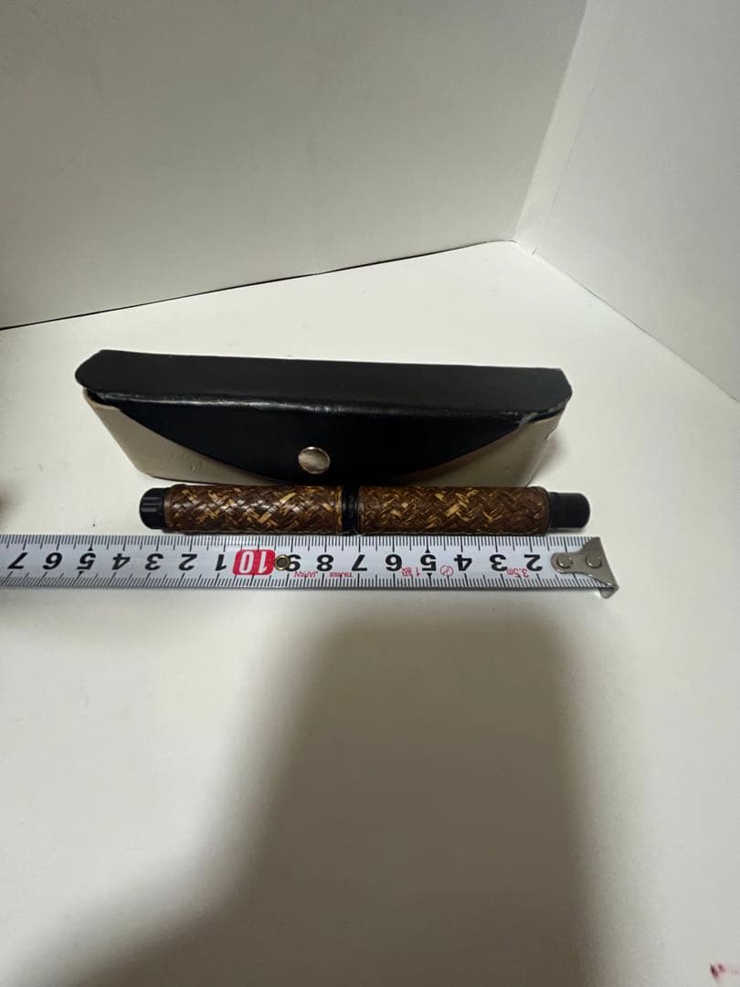 プラチナ万年筆 出雲竹編　 横網代　虎斑（とらふ） 18Kペン先