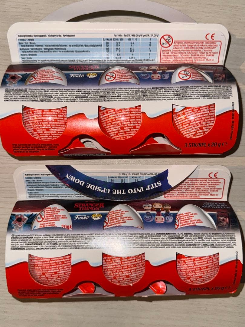 ストレンジャー・シングス キンダージョイ 3個セット Funko × 2