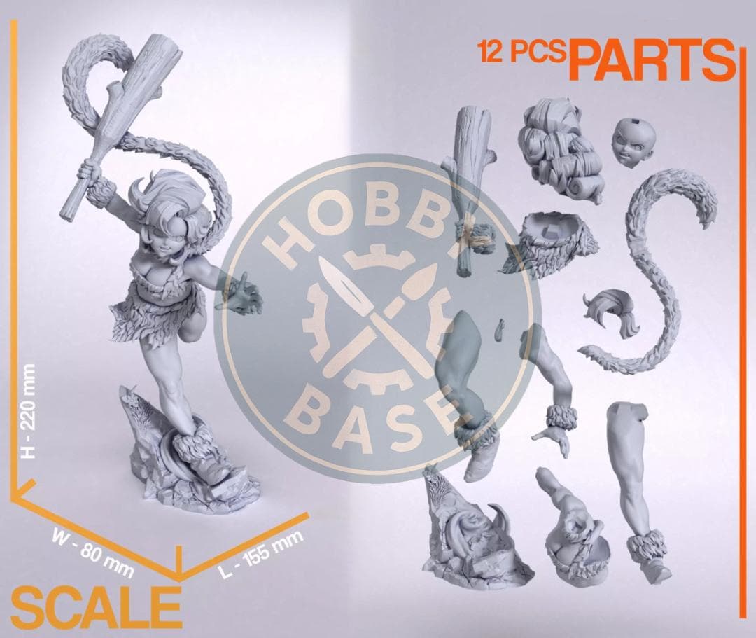 【即納】エイラ 1/10 フィギュア ガレージキット未塗装未組立 クロノトリガー