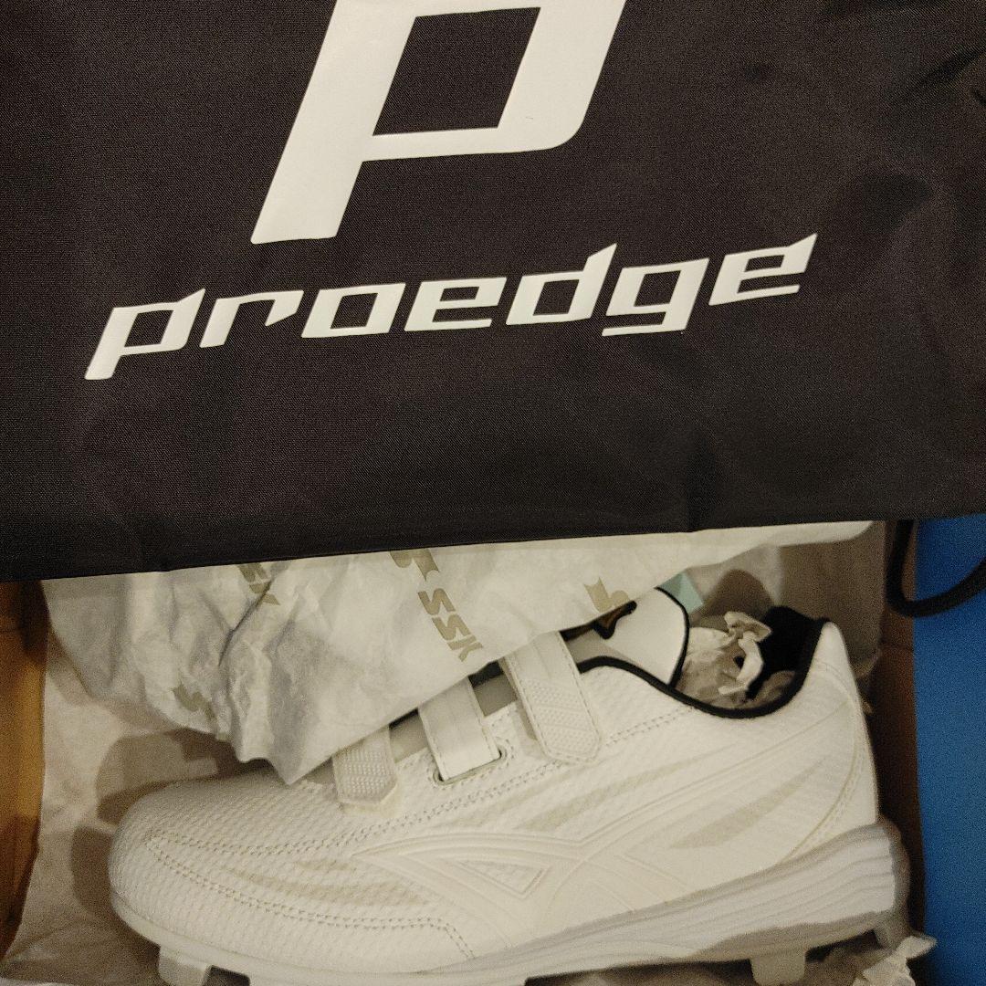 SSK　プロエッジ　25.5センチ　ポイント　スパイク　ホワイト