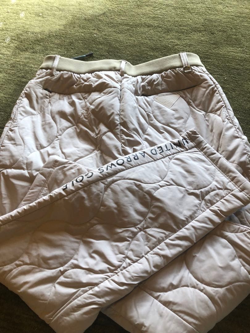 UNITED ARROWS GOLF キルティングパンツ ベージュ