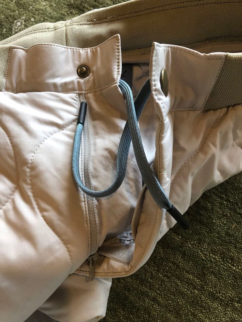 UNITED ARROWS GOLF キルティングパンツ ベージュ