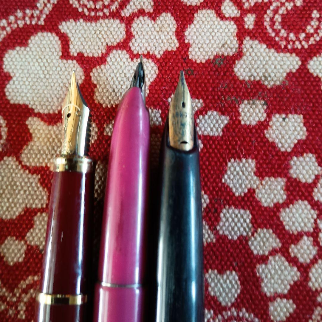 万年筆3本K14.2本K18.1本