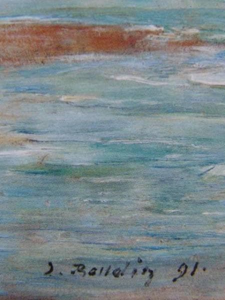 ウジェーヌ・ブーダン、「ドーヴィルの浜辺」、希少な画集より