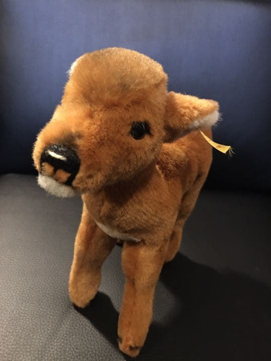 シュタイフ　子鹿ぬいぐるみ　ドイツシュタイフ箱付き