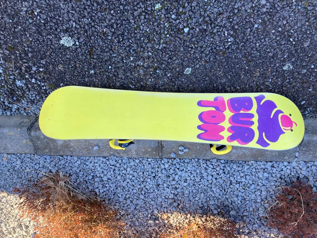Burton Chickletスノーボード115 リグレットリール付きイエロー
