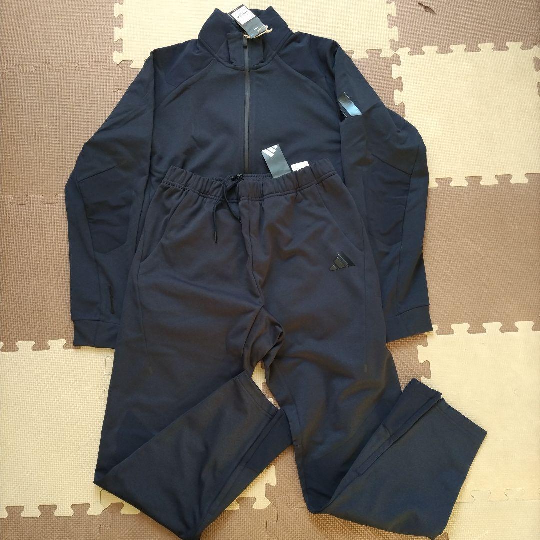 【新品未使用】ADプレミアム ダブルニット トラックジャケット&パンツ L上下