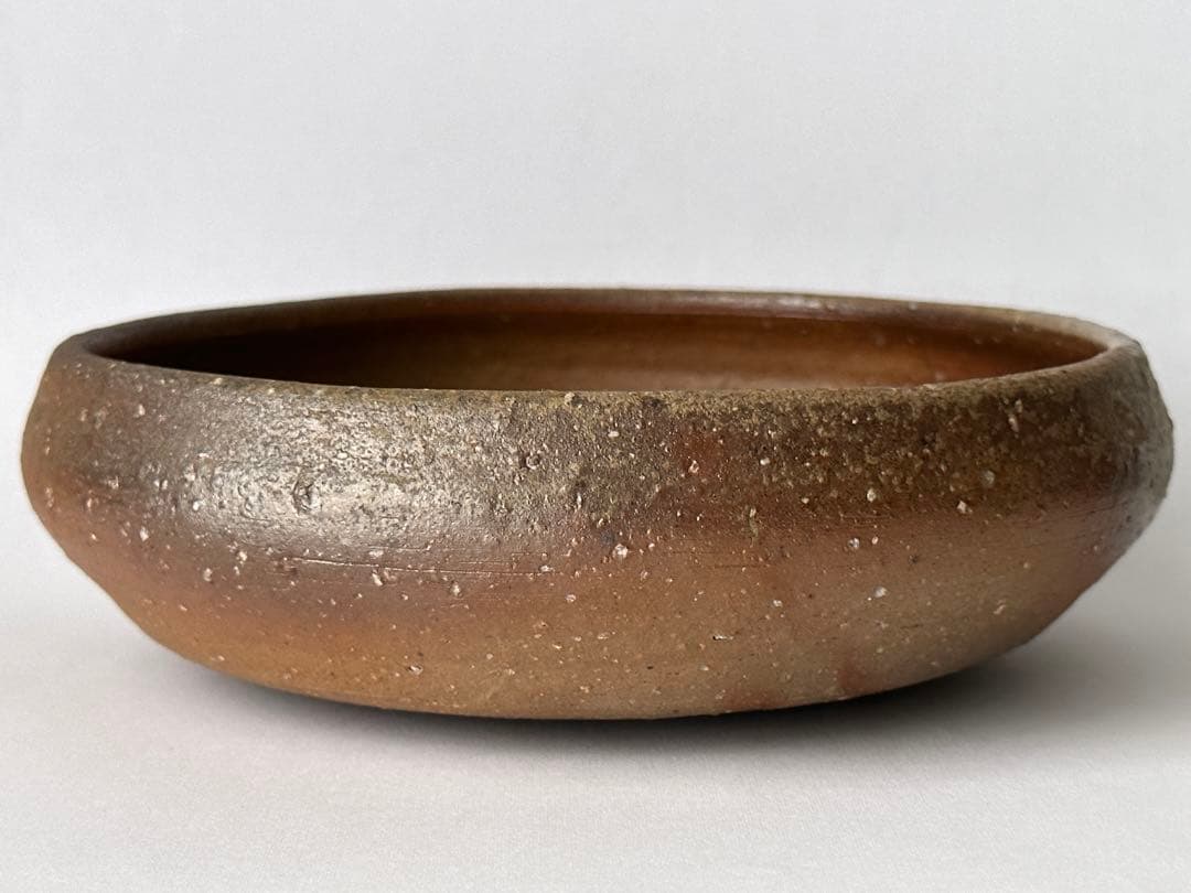 金重まこと 備前 緋襷 丸皿 小鉢