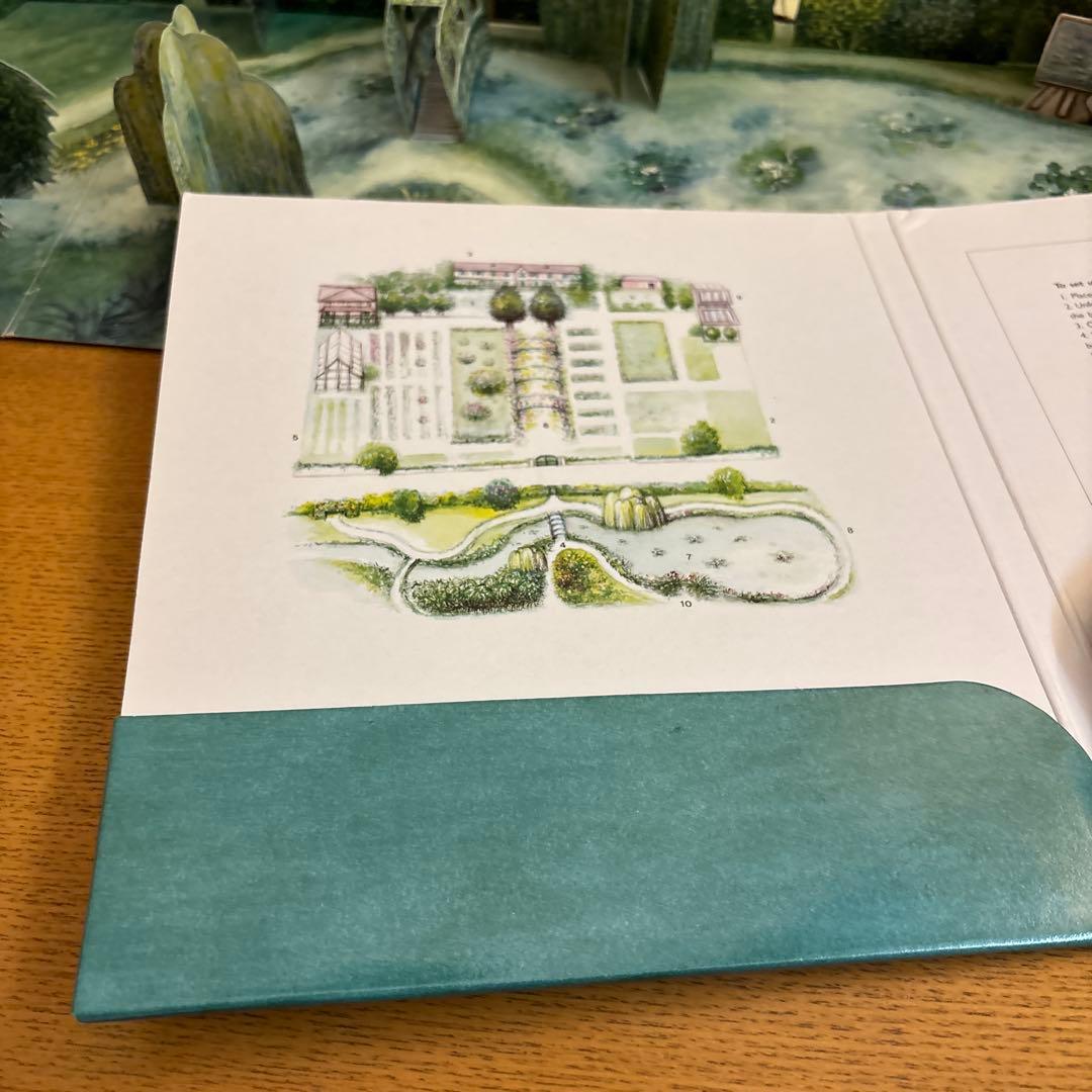 モネ 希少 ジヴェルニー 庭 立体 絵本 大きいMonet's Garden