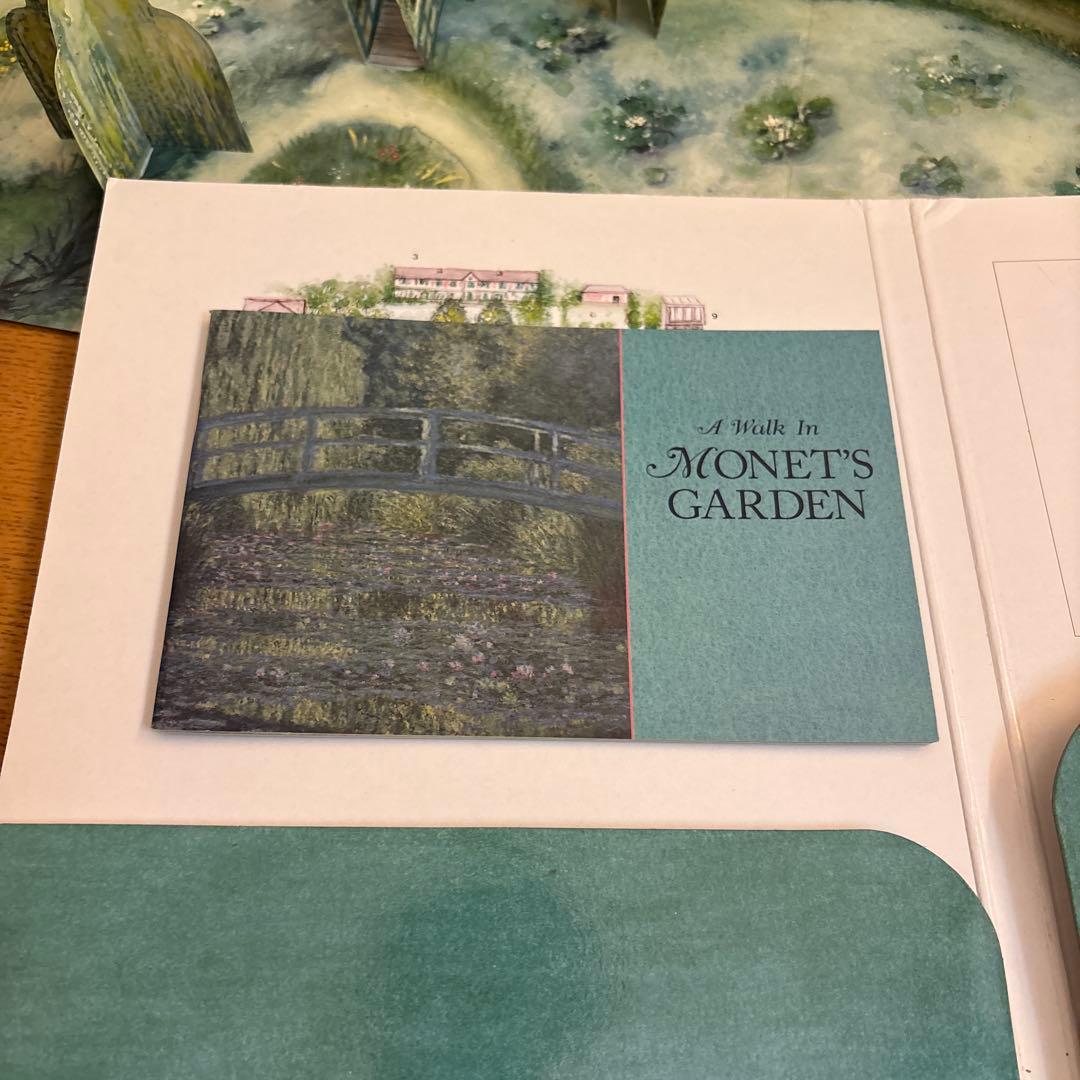 モネ 希少 ジヴェルニー 庭 立体 絵本 大きいMonet's Garden