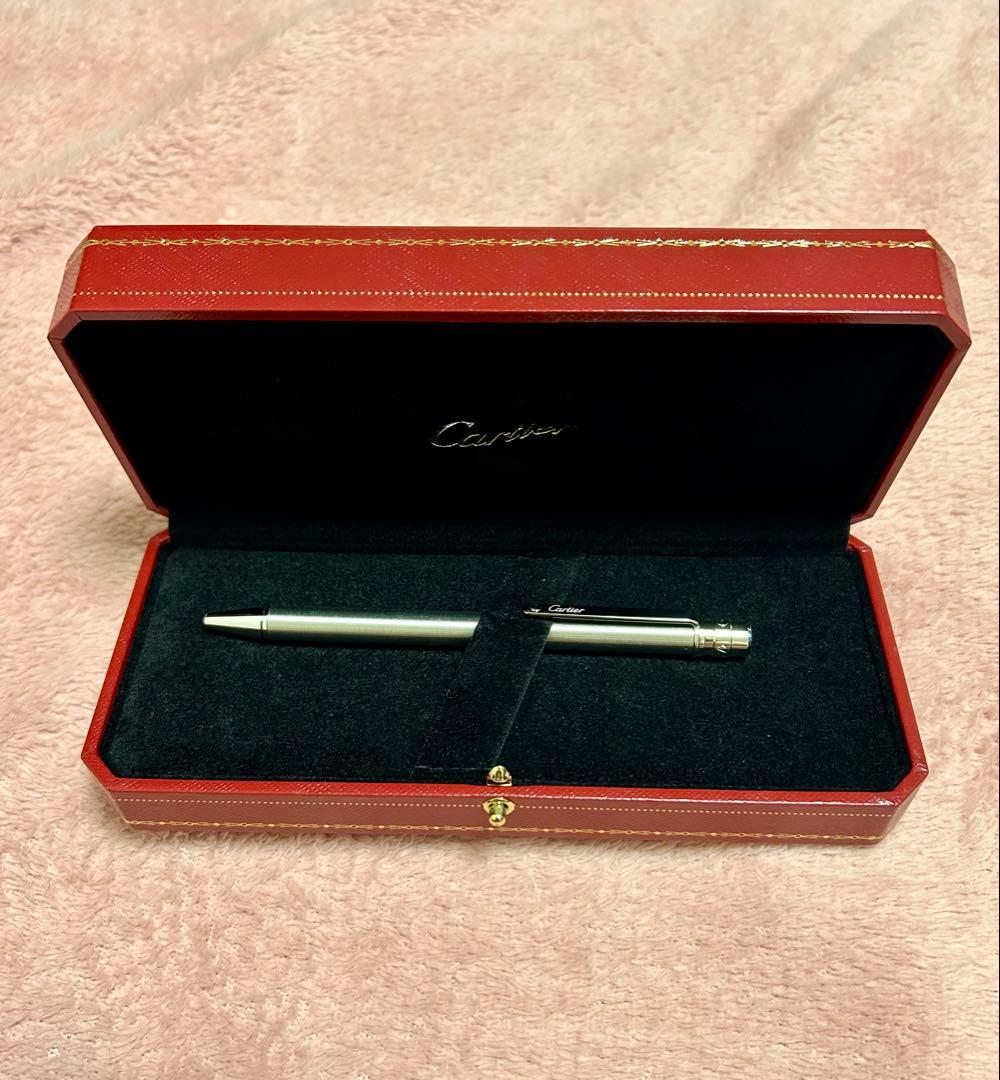 Cartier ボールペン シルバー ケース付き