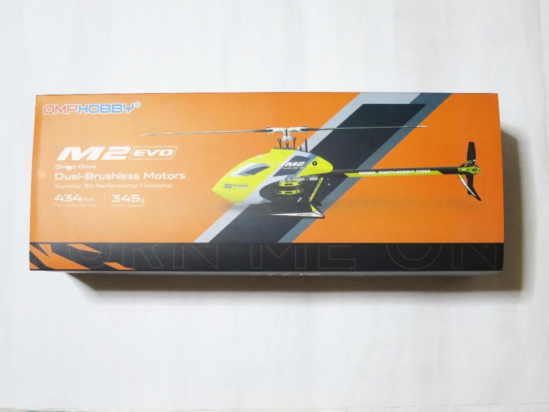 美品 OMPHOBBY M2 EVO Glamor Red レッド エボ ヘリ