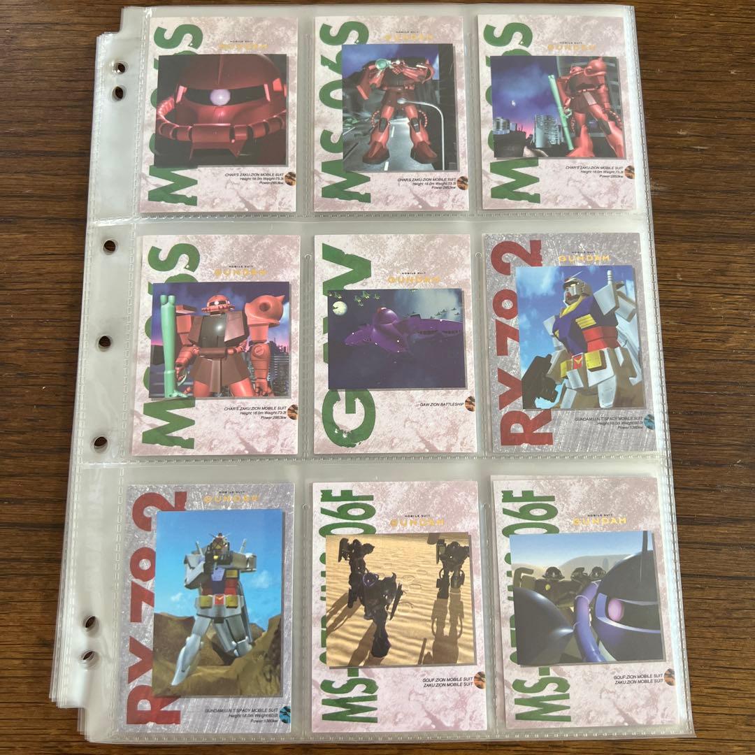 カードダスマスターズ　カード　モビルスーツガンダム　セミコンプセット　125種