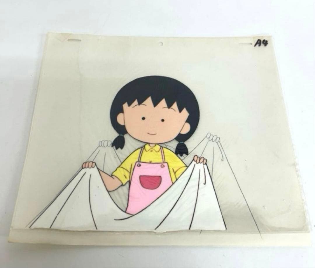 e682- ちびまる子ちゃんセル画 2枚まるちゃんお姉ちゃん
