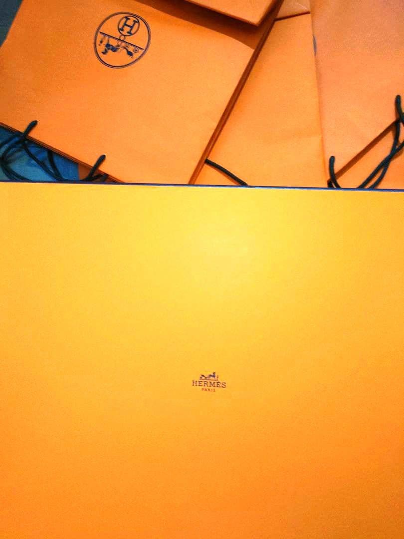 HERMES　エルメス空箱15個 、紙袋14個、巾着袋 1個　合計30個セット！