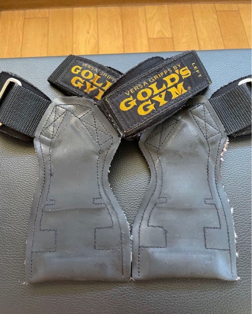 【美品】GOLD'S GYM パワーグリップ Mサイズ
