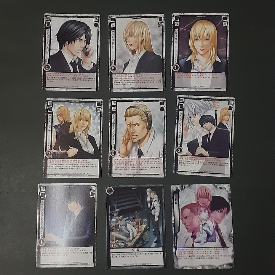 DEATHNOTE　デスノート SPK　ニア　SR他　トレーディングカードセット