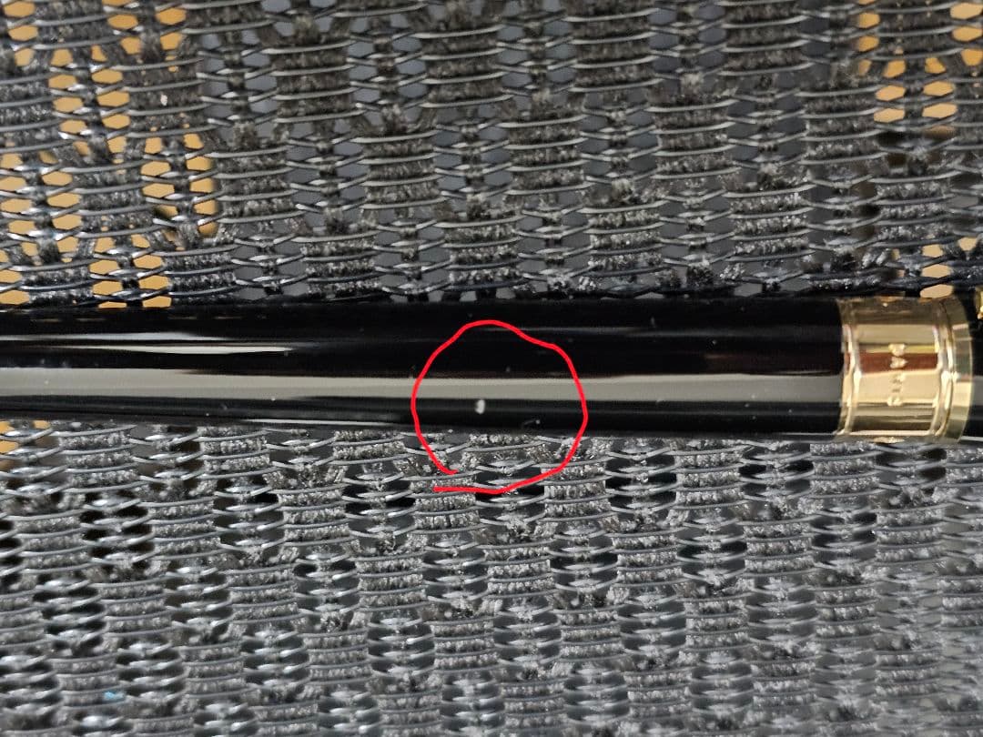 S.T. Dupont 万年筆 ラインD ブラック✕ゴールド