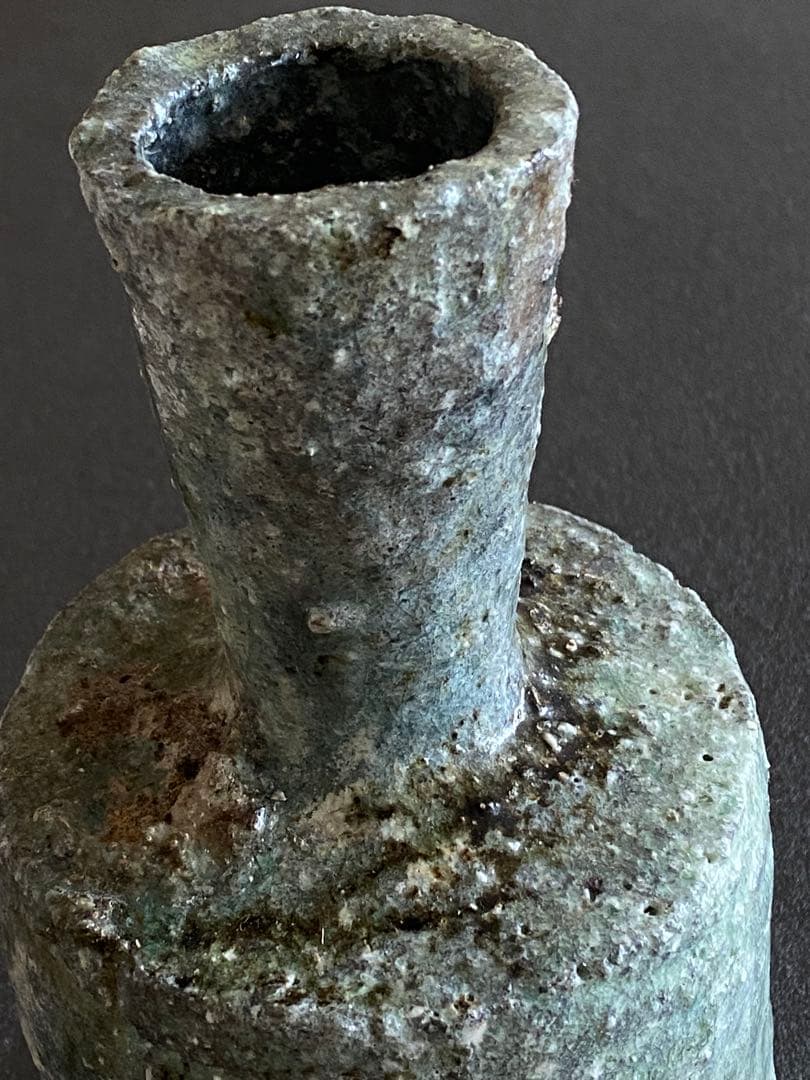 伊賀焼　伊賀砧花入　古谷道生　　#2402